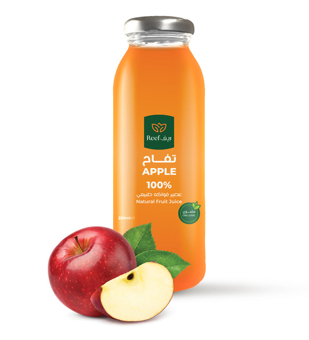 Reef - Apple Juice Organic 250 ml  |  ريف - عصير تفاح عضوي 250 مل