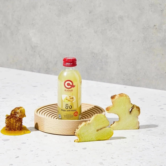 QminC - Ginger with Honey Juice (150 ml × 24 ) | عصير الزنجبيل مع العسل (150مل ×24 )