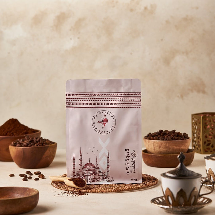 بن وهيل قهوة تركية مع الهيل250 غرام  |Bon Wa HailTurkish coffee with cardamom 250