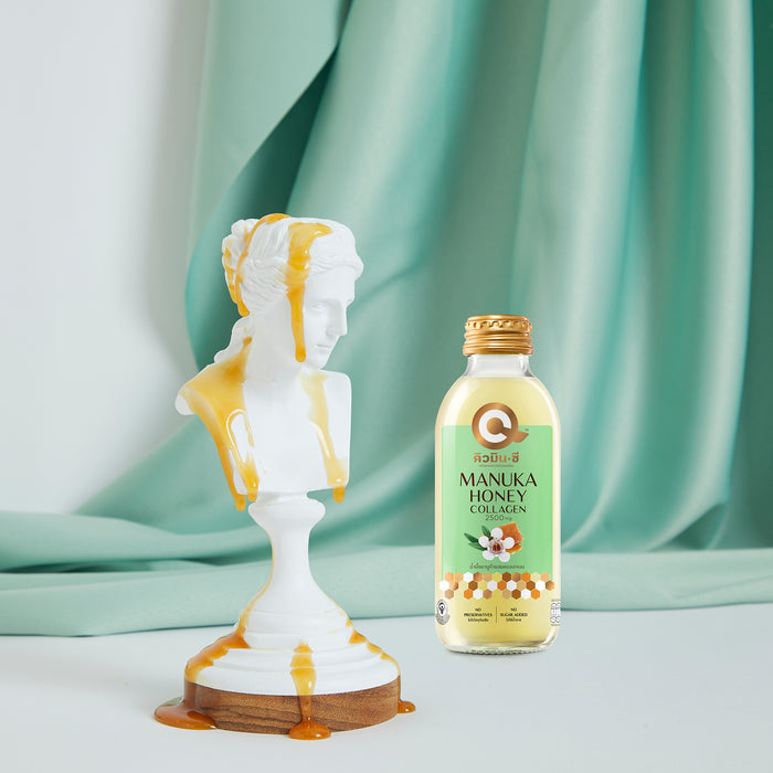 QminC - Manuka Honey Collagen (150 ml × 24 )   |(150 ml × 24 ) عصير عسل المانوكا