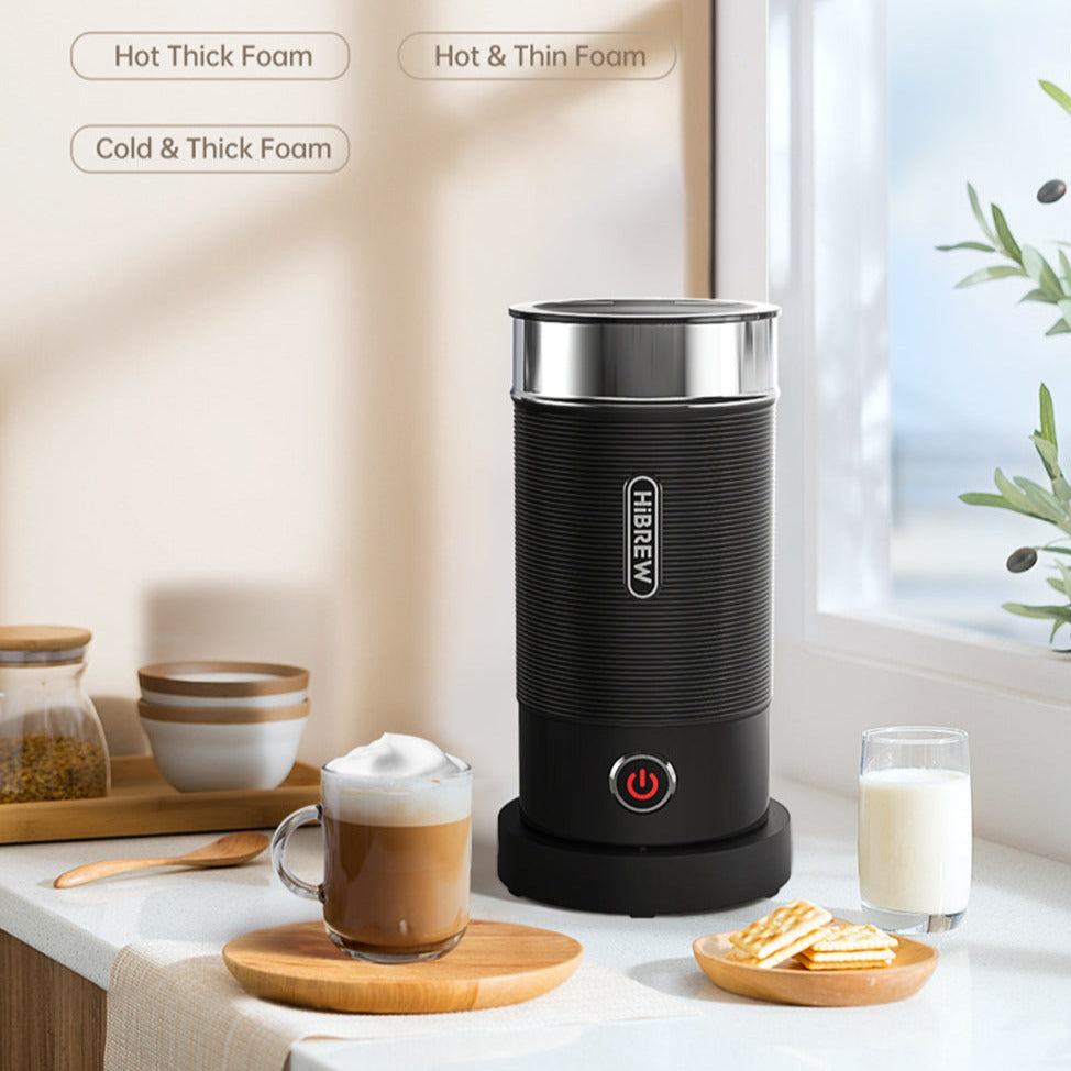 HiBREW 4 in 1 Capsule Coffee Maker Full Automatic With Hot & Cold Milk  Frother