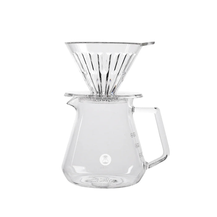 TIMEMORE - Crystal Eye Brewer Set PCTG Transparent 02 600 ml | 02 تايم مور - طقم التقطير كريستال آي شفاف 600 مل