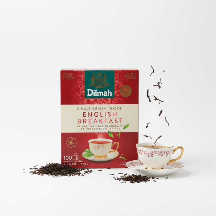 Dilmah English Breakfast Tea – 100 Tea Bags × 2 g | شاي ديلما الإنجليزي للفطور – 100 كيس شاي × 2 جم