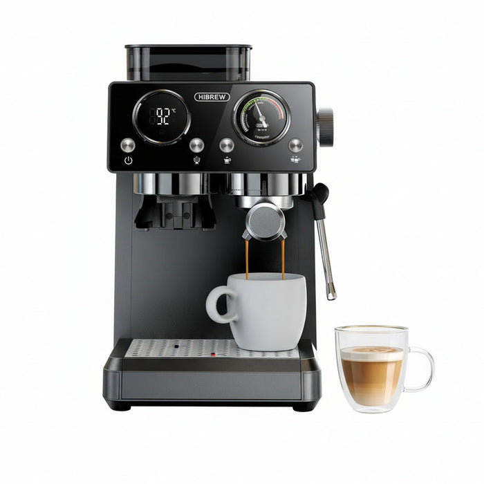 HiBREW H20 Espresso Machine with Built-in Grinder 1.8L 20 bar 1350W