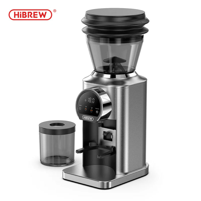 HiBrew - HiBREW G3 Plus Electric Coffee Grinder with 31-Level Adjustment,& Touchscreen Control  180W. -Silver