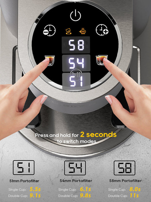 HiBREW G7 – Automatic Coffee Grinder-sliver | فضي-HiBREW G7 – مطحنة قهوة كهربائية أوتوماتيكية