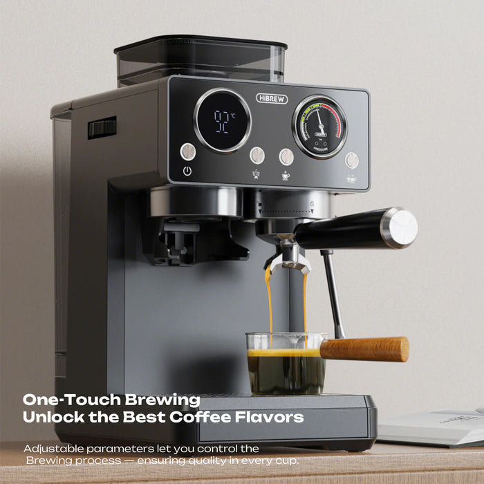 HiBREW H20 Espresso Machine with Built-in Grinder 1.8L 20 bar 1350W
