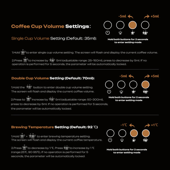 HiBREW H20 Espresso Machine with Built-in Grinder 1.8L 20 bar 1350W