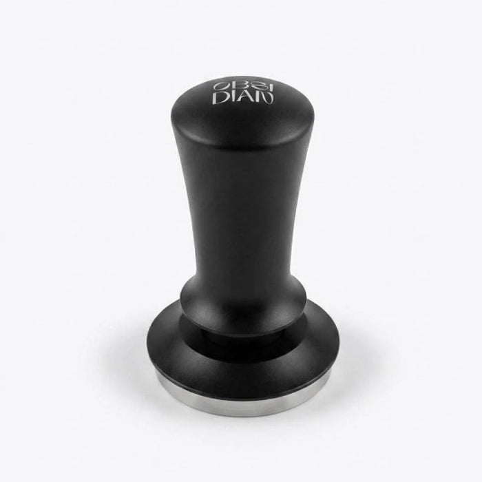 Obsidian 58.5 mm Professional Coffee Tamper – Pressure Control & Ripple Surface | مكبس القهوة الاحترافي ابسدين بمقاس 58.5 مم – تحكم في الضغط وسطح مضلع