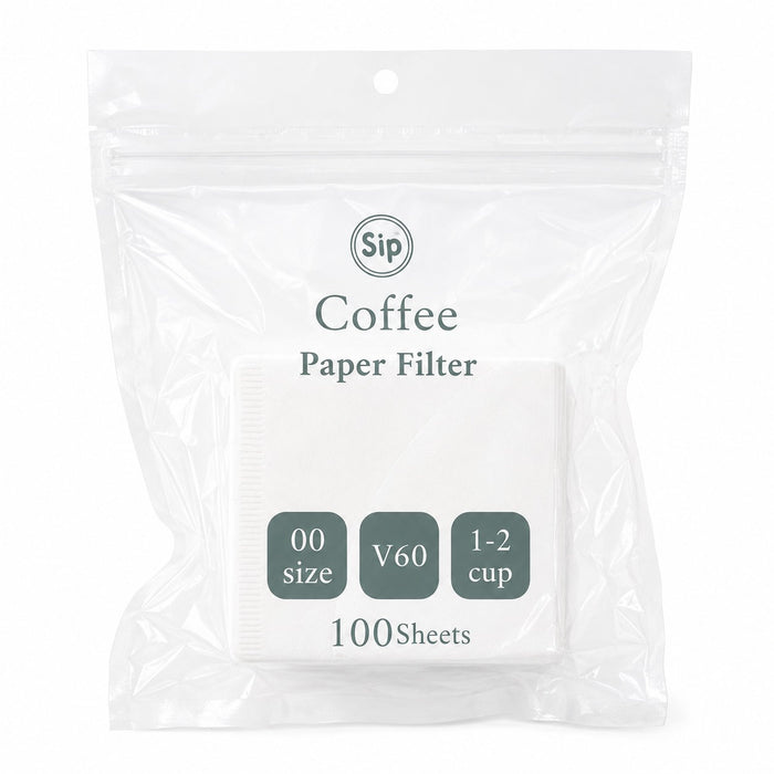 SIP V60 Paper Filter Size 00 – 100 Sheets | فلتر V60 SIP مقاس 00 – 100 فلتر