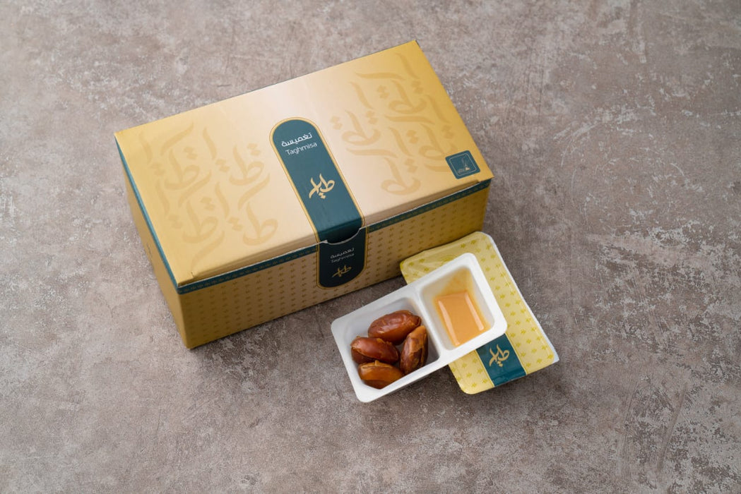 Al-Tayyar - KHALAS dip COCNUTS stuffed with almonds 8 Pack