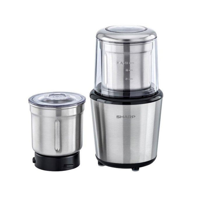 Sharp - Grinder Wet & Dry Chopper 200 Watts Stainless Steel