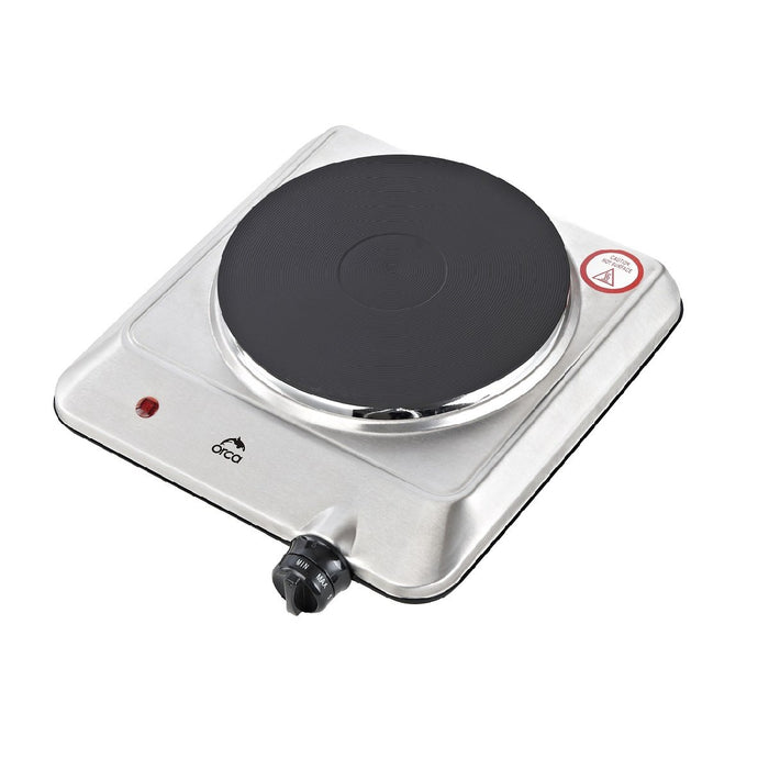 Orca - Electric Single Hot Plate 1500 Watts – Stainless Steel