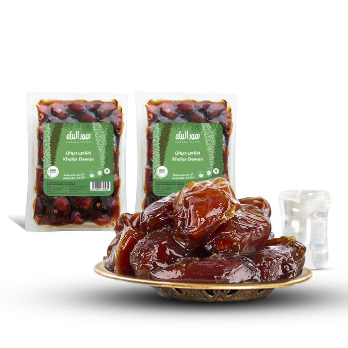 BARAKA - Khalas Dewan Pressed Dates 1+1 x 800 g