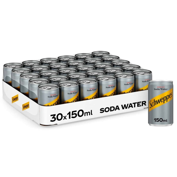 Schweppes Soda Water 30 *150 ml | شويبس ماء صودا 150 مل * 30