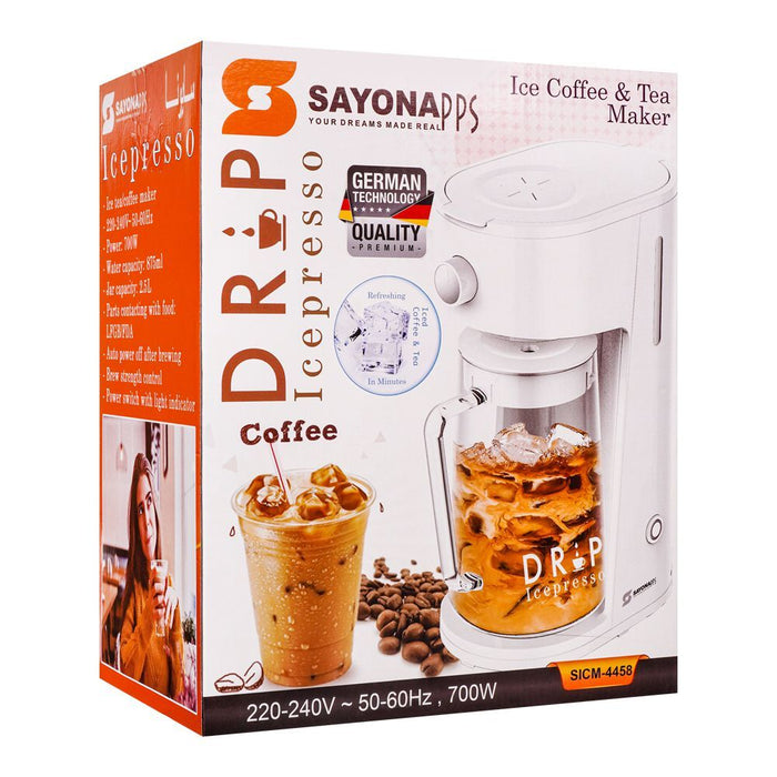 Sayona Ice Coffee & Tea Maker SICM-4458