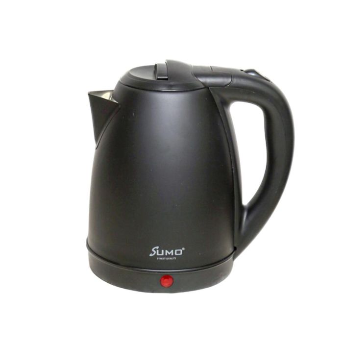 Sumo - Stainless Steel Kettle with 1L Glass Tea Pot & Serving Tray – 2L 1500W