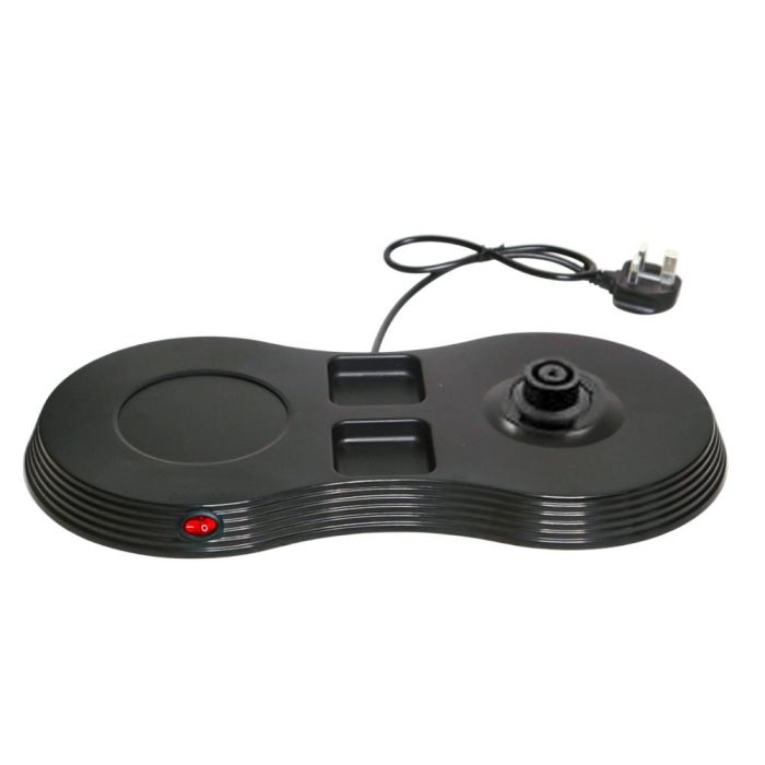 Sumo - Stainless Steel Kettle with 1L Glass Tea Pot & Serving Tray – 2L 1500W