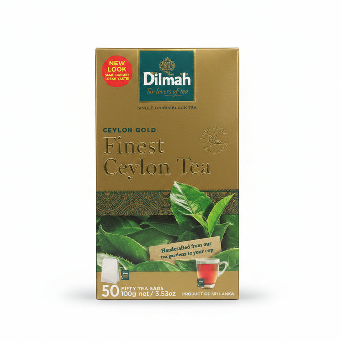 Dilmah Ceylon Gold Tea Bags – 50 Tea Bags × 2 g | شاي ديلما سيلان جولد – 50 كيس شاي × 2 جم