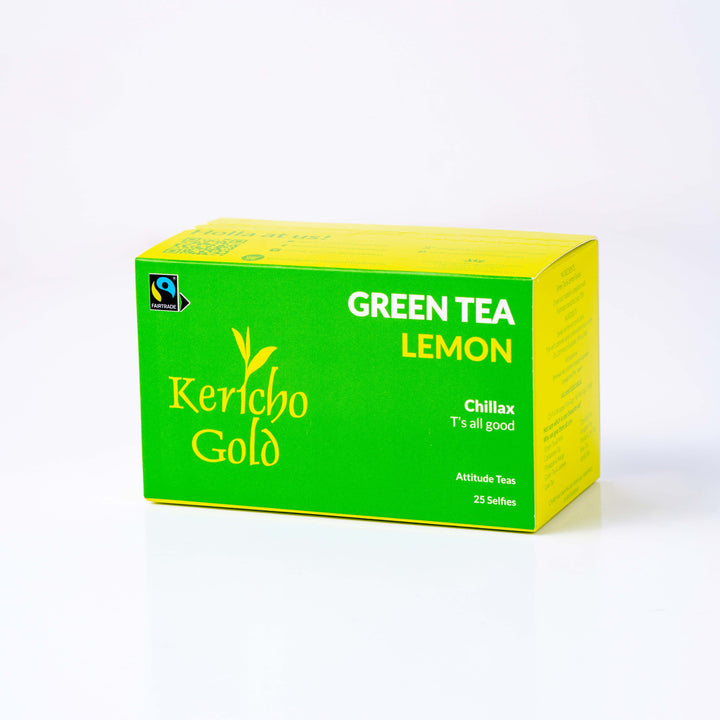 كريشو جولد - شاي أخضر بالليمون 25 مغلف  |  Kericho Gold -  Green Tea With Lemon 25 Bags