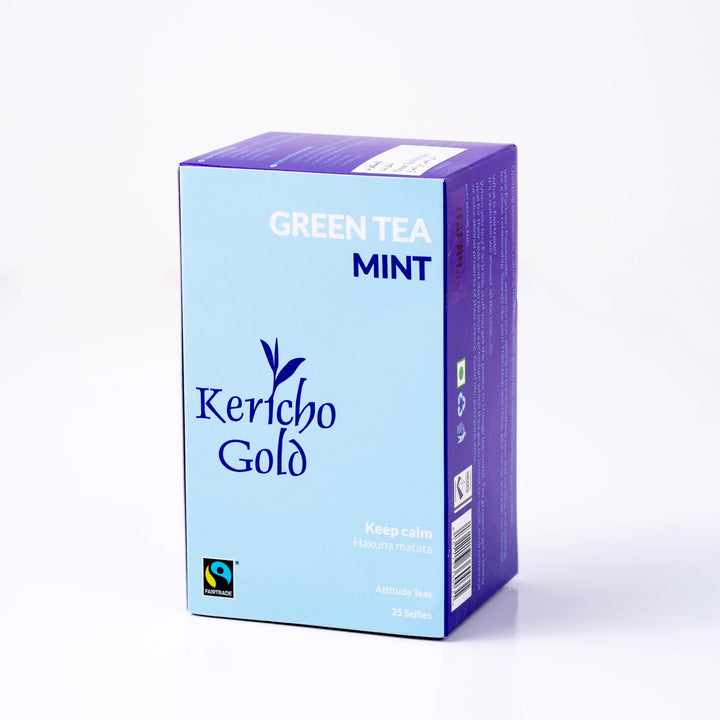 كريشو جولد - شاي أخضر بالنعناع المنعش 25 مغلف  |  Kericho Gold -  Green Tea With Mint 25 Bags
