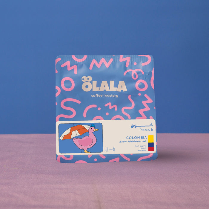 Olala Roastery - Peach Colombia Infusion Coffee Beans 125g – Filter and espresso
