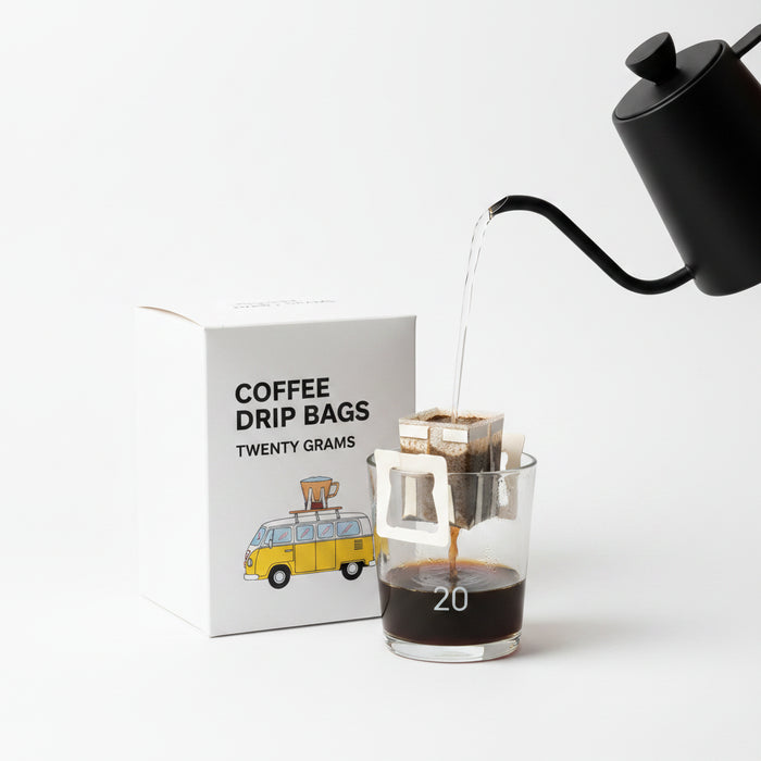 20 Grams - Drip Coffee bags - Pack of 5 | توينتي جرامز -  بوكس درب كوفي - 5 اكياس