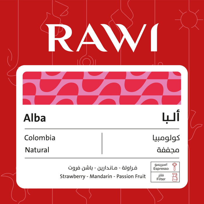 Rawi Coffee - Colombia Alba 250 g Filter & Espresso Preparations