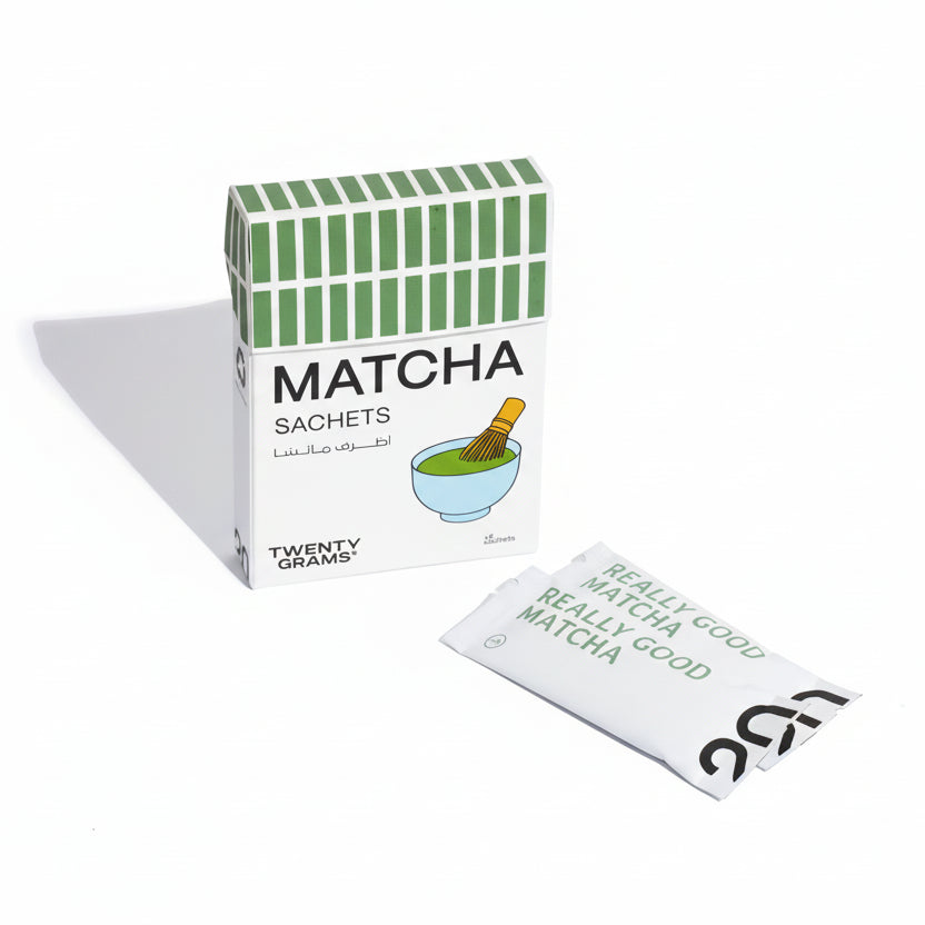 20 Grams – Matcha Box – 6 Sachets (30g each) — Kaif
