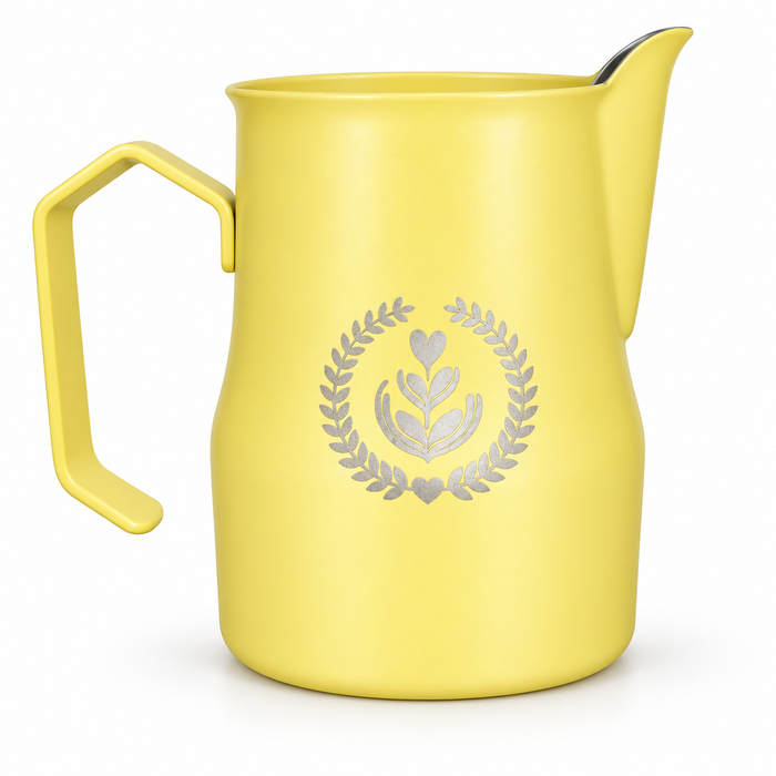 MUVNA Espresso Milk Frothing Pitcher 450ml – yellow | بيتشر تبخير الحليب MUVNA سعة 450 مل – اصفر