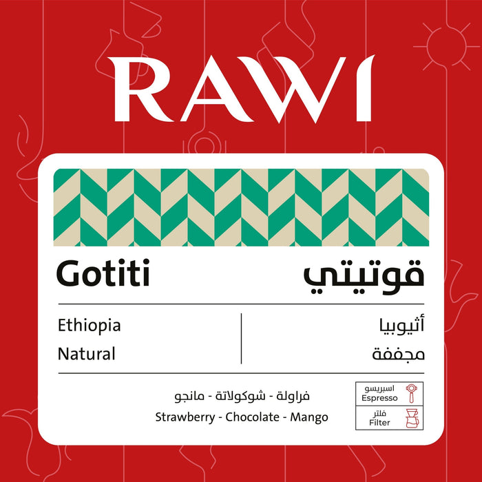 Rawi Coffee - Gotiti 250 g Filter & Espresso Preparations