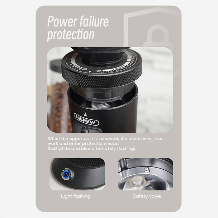 HiBREW G5A – Electric Coffee Grinder | HiBREW G5A – مطحنة قهوة كهربائية