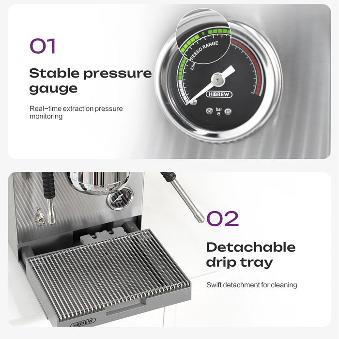 HiBrew – H21 Espresso Machine Professional Coffee Experience at home