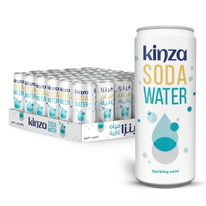 Kinza - Sparkling Water Soda ( 30 x 250 ml )