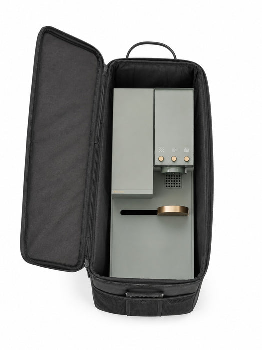 Hayya-Bloom Premium Specialty Coffee Carry Bag – Black| حقيبة هيا بلوم الفاخرة لحمل أدوات القهوة المختصة – أسود