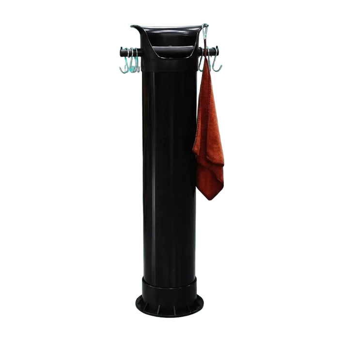 MUVNA Floor-Standing Espresso Coffee Knock Box – Black |  صندوق تفريغ بقايا قهوة الإسبريسو الأرضي موفنا – أسود