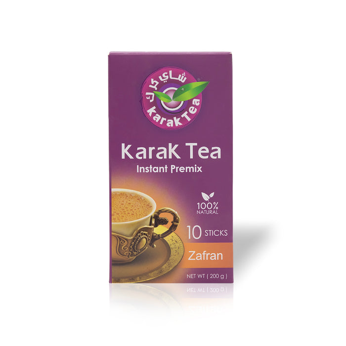 كرك شاي بنكهة الزعفران سريع التحضير  140 جم (10 أكياس)