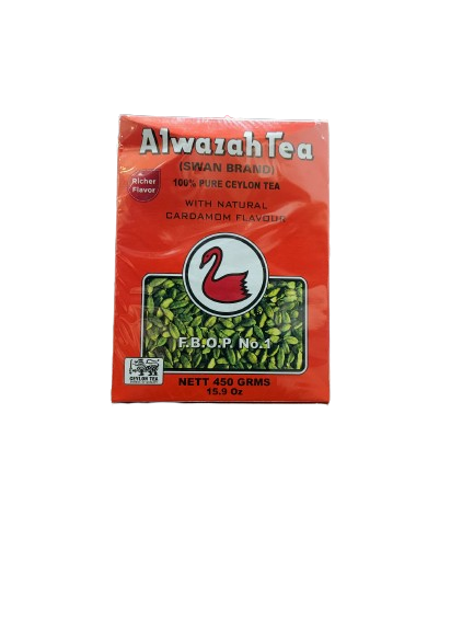 Alwazah - Rough Tea Leaves With Cardamom 500gm  |  الوزة -شاي ورق خشن بالهيل