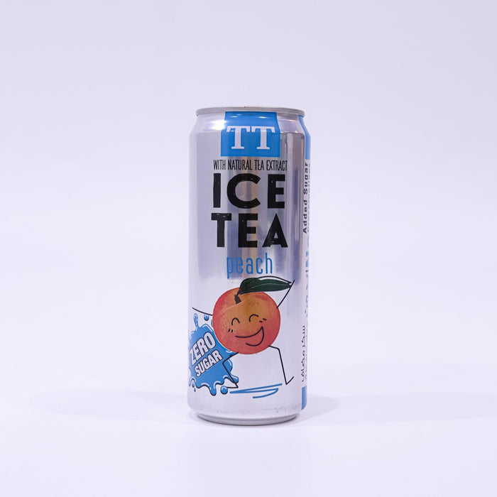 Tea Time - peach ice tea 330 ml Zero Sugar | تي تايم - شاي مثلج بالخوخ 330 مل بدون سكر