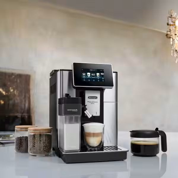 DeLonghi - PrimaDonna Soul One Connected Touch Bean to Cup coffee machine - Metal & Black