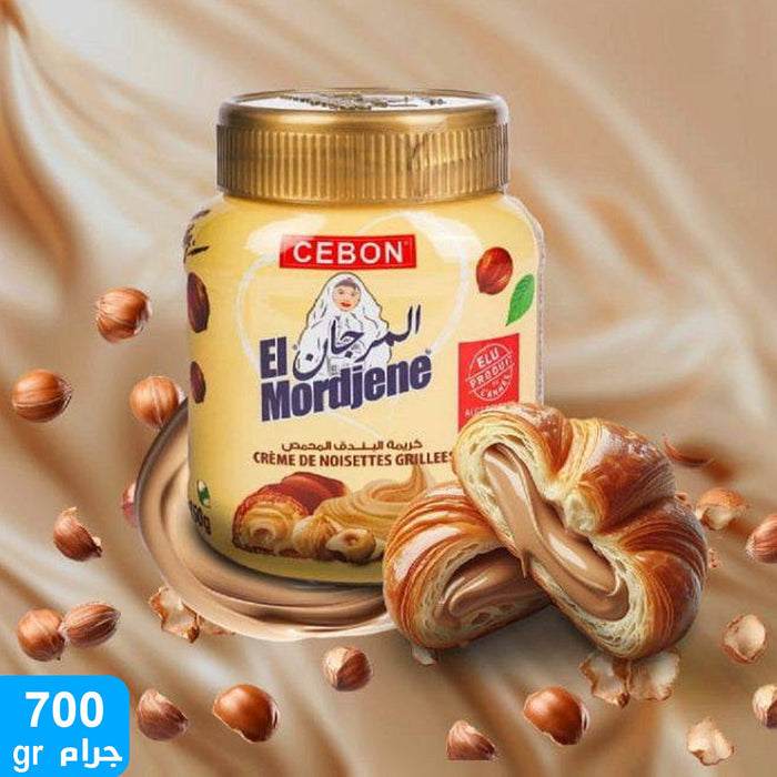 El Mordjene - Roasted Hazelnut Creme 700 g | المرجان - كريمة البندق المحمصة 700 جرام