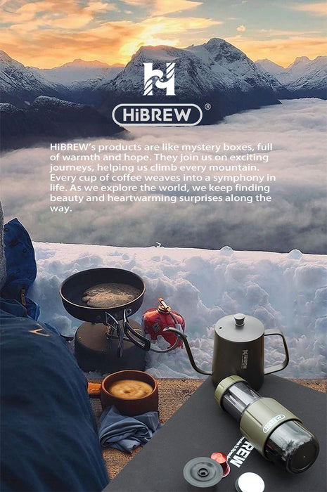HiBrew – H4D 2-in-1 Portable Ground Hand Press Brewer Espresso Maker