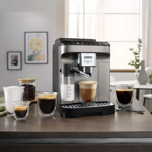 DeLonghi - Magnifica Evo Automatic Espresso Machine Titanium Black