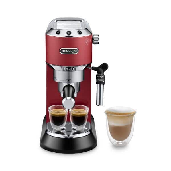 De'Longhi - Dedica Pump Deluxe Espresso, Red