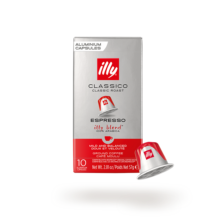 Illy - Espresso Compatible Capsules Classico - Medium Roast 10 Capsules