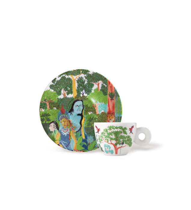 illy Art Collection | Foreigners Everywhere – Biennale Arte 2024 Limited Edition Espresso Cups Set of 2 (Mahku & Paula Nicho)