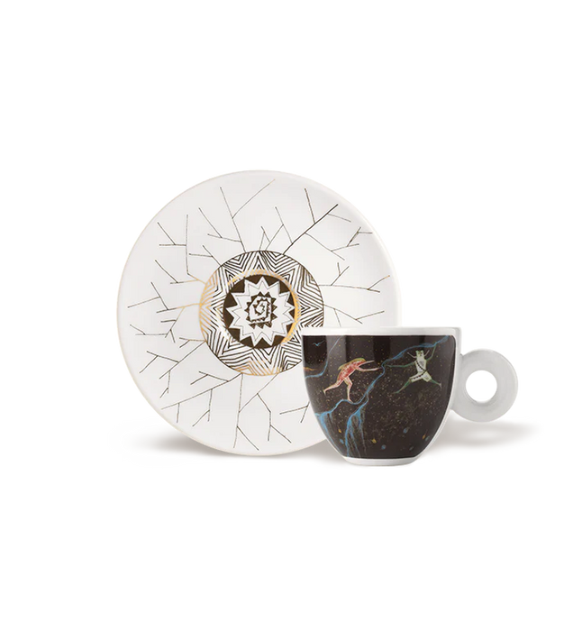 illy Art Collection | Foreigners Everywhere – Biennale Arte 2024 Limited Edition Cappuccino Cups Set of 2 (Mahku & Paula Nicho)