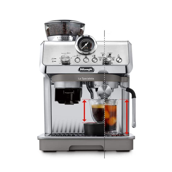 De'Longhi - La Specialista Arte Evo Espresso Coffee Machine 15 Bar 1.7L Silver