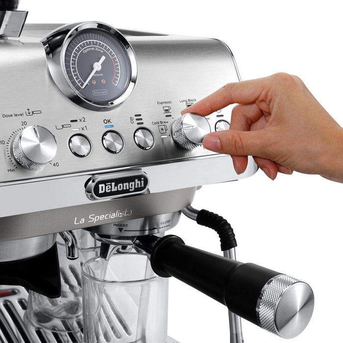 De'Longhi - La Specialista Arte Evo Espresso Coffee Machine 15 Bar 1.7L Silver