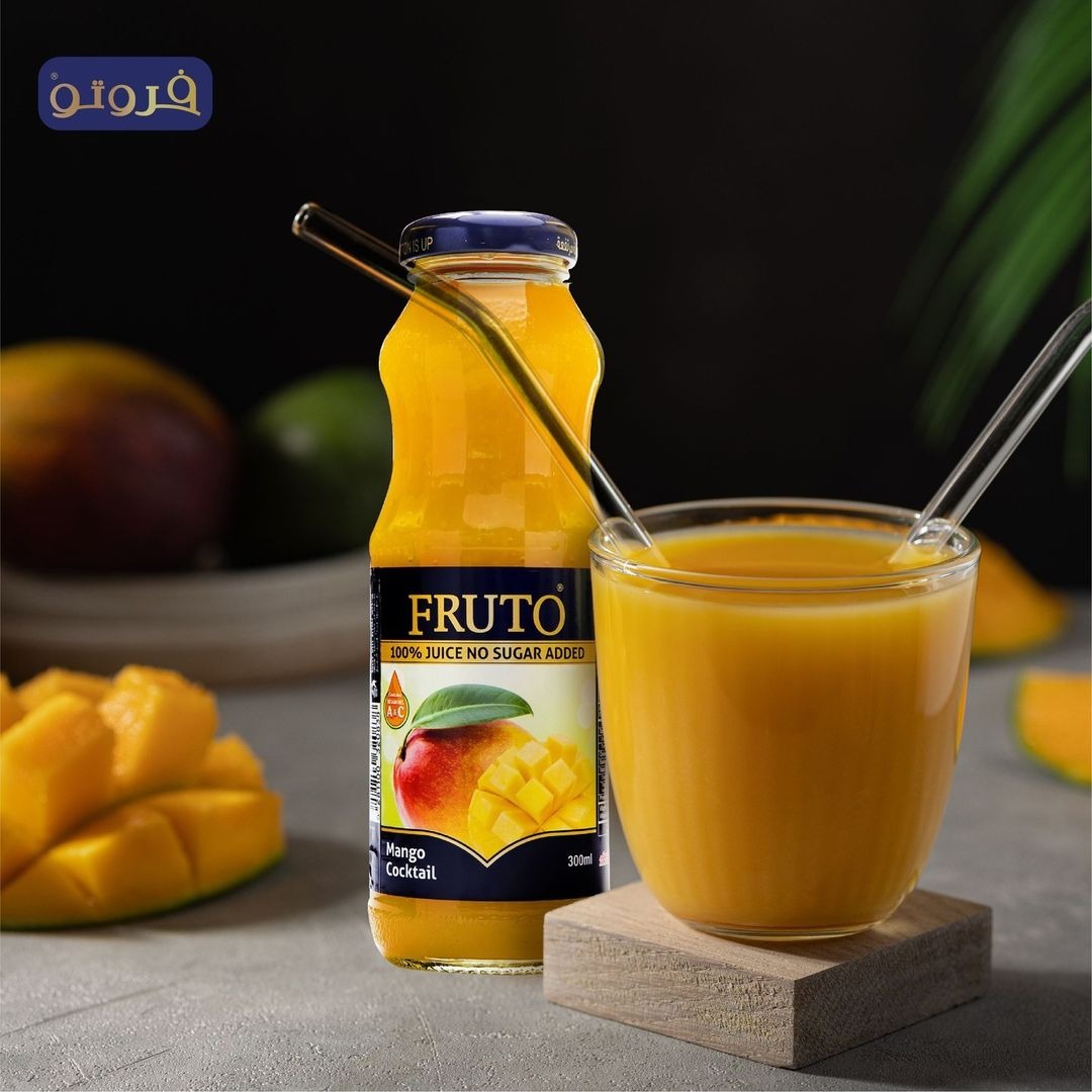 Fruto - Mango Juice no sugar added 300ML | فروتو - عصير  المانجو بدون إضافة سكر 300 مل